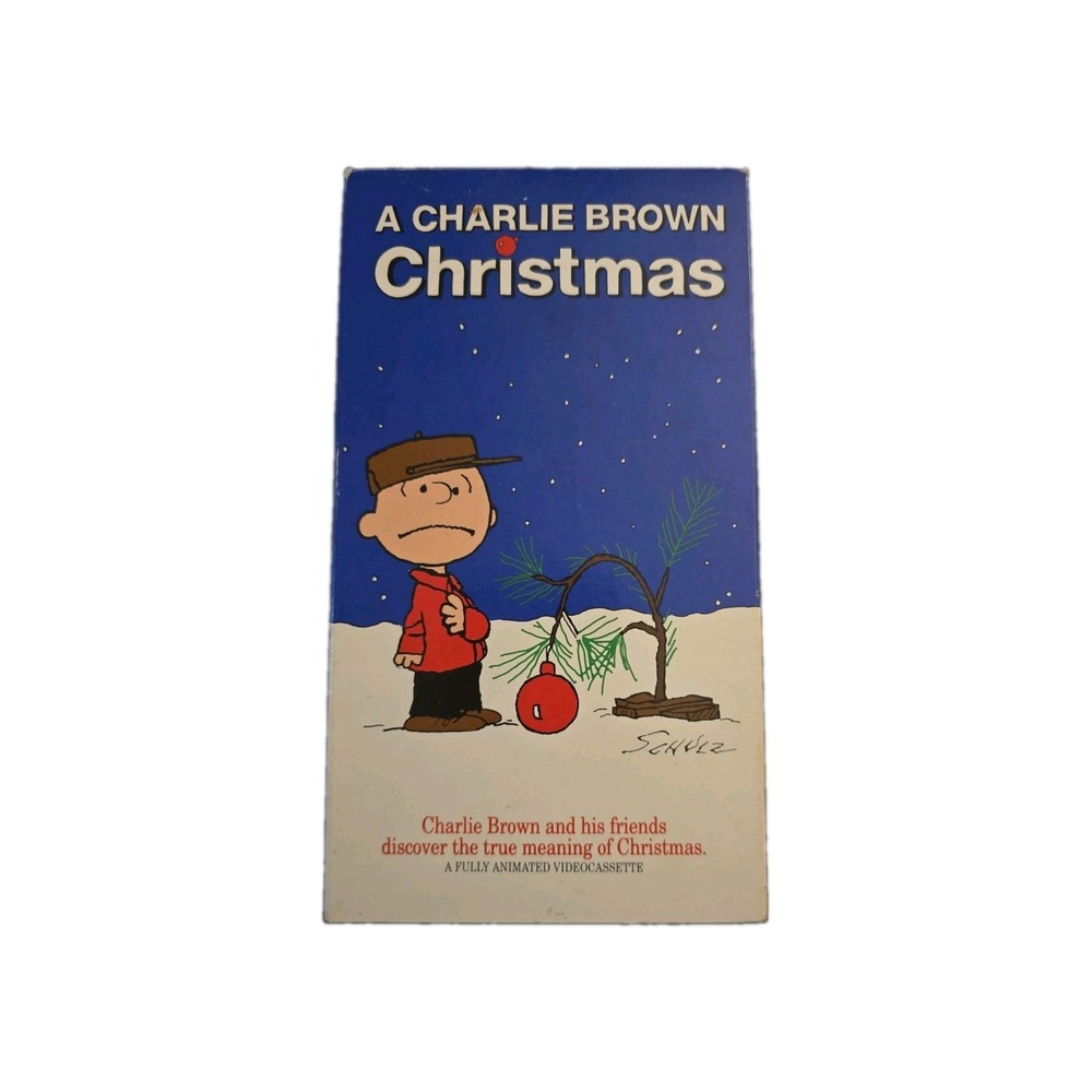 Vintage 1991 A Charlie Brown Christmas VHS Shell Release